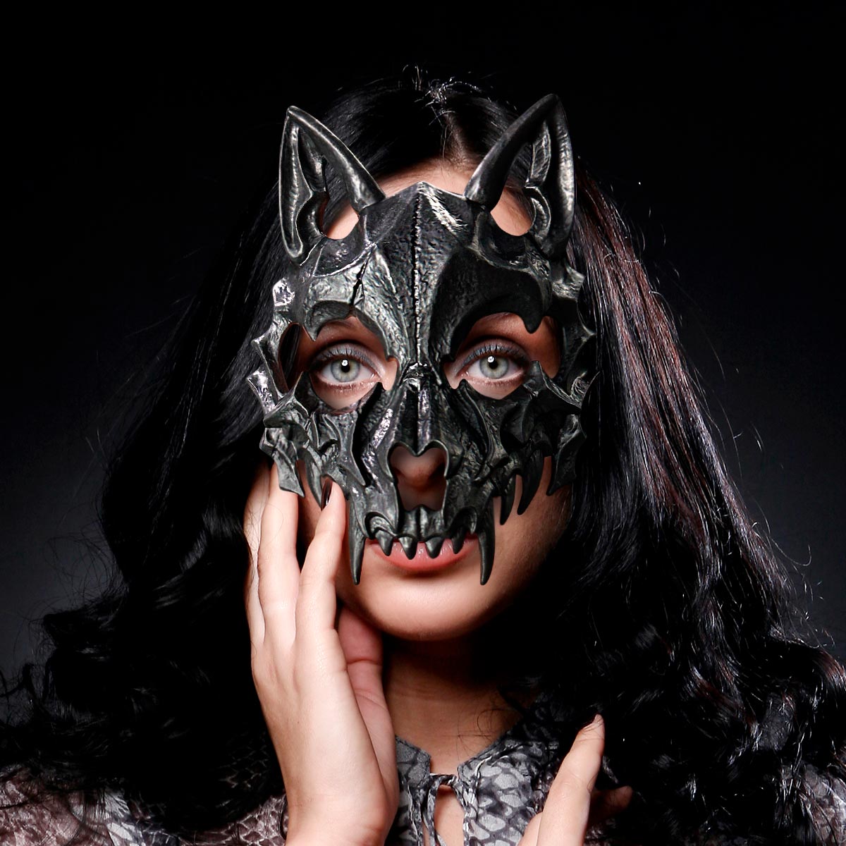 Miniatura 3 de Mascara Craneo Perro Purga OF-1430